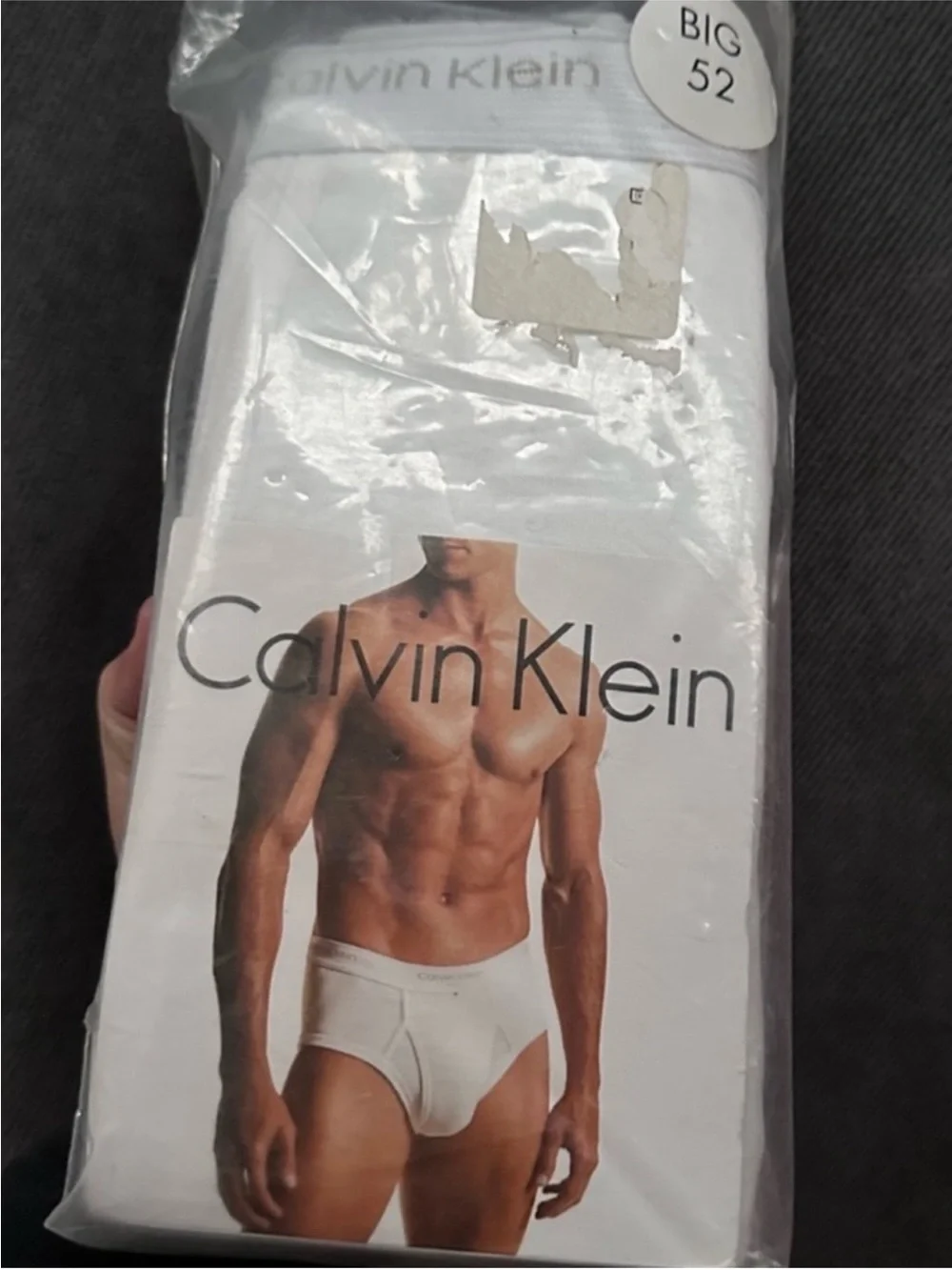 Calvin Klein briefs underwear 2 pair white mens new